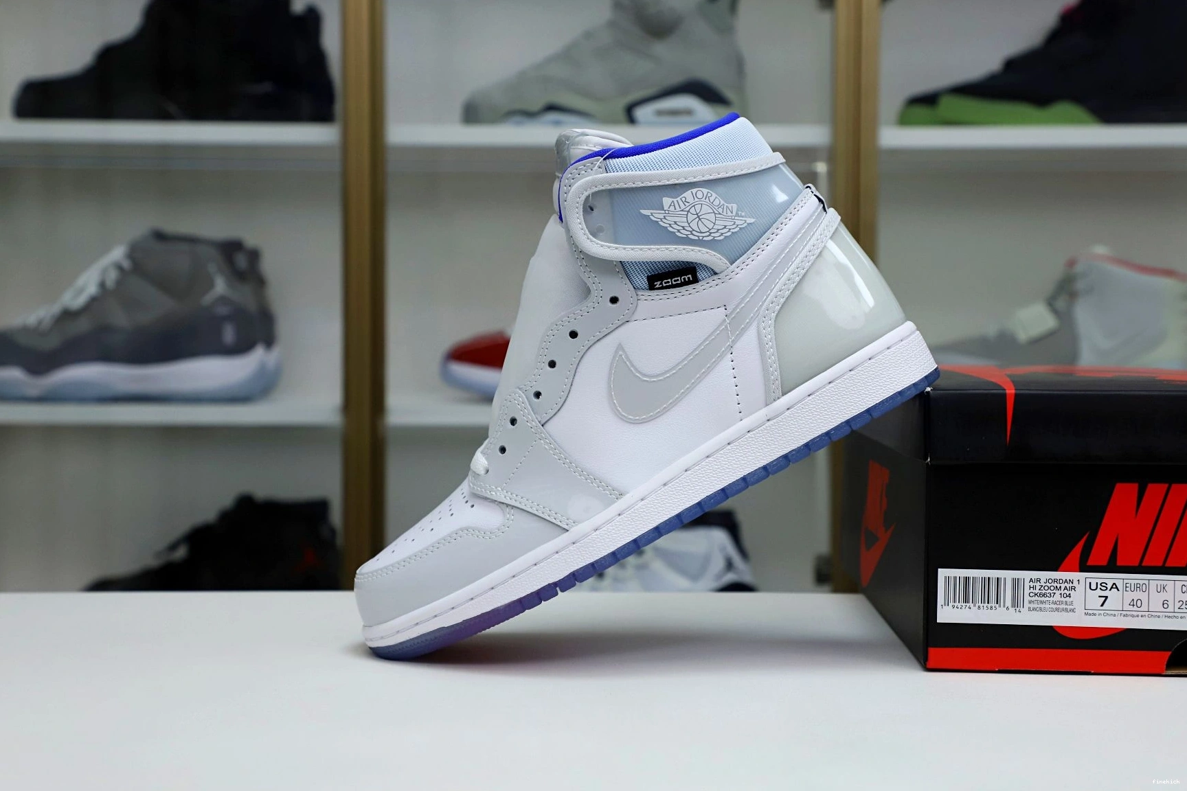 1 AIR ZOOM BLUE' HIGH JORDAN 'RACER 0202